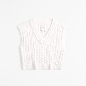 NWOT // Abercrombie - Cable Knit Sweater Vest Top